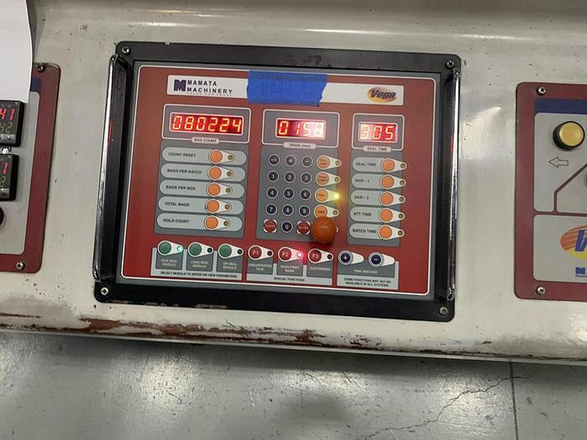 Used Mamata Vega 610 48" Stand Up Pouch Machine - 2007