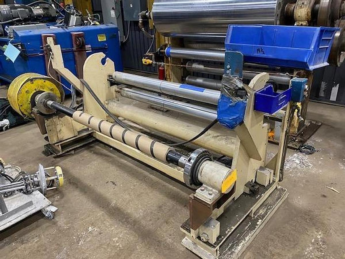 Used 60" Lembo Unwinder 50" Diameter 3" Shaft