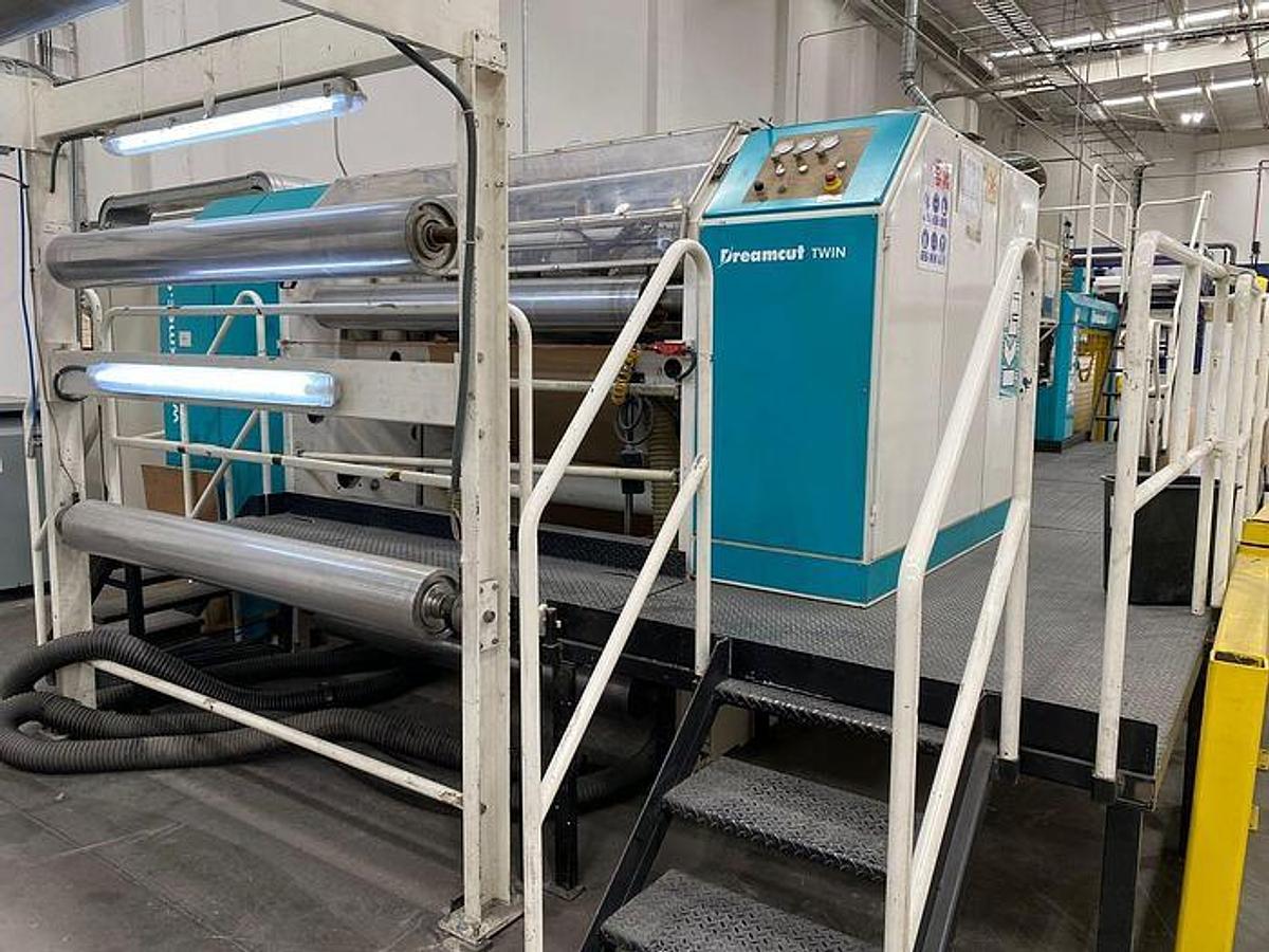 Used KMEC Dreamcut Twin 165 65" Twin Knife Sheeter - 2006