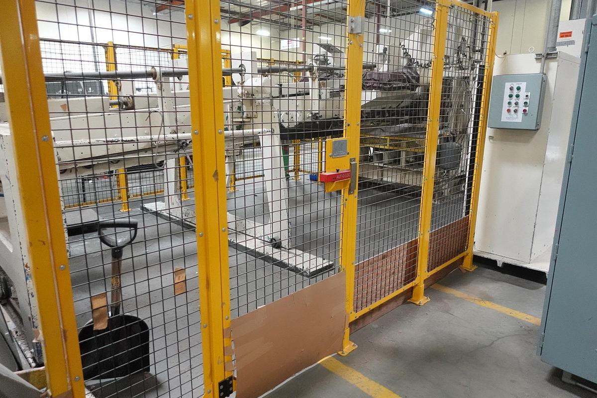Used 1978 Langston Saturn II 37" x 97" 3-Color Flexo Folder Gluer