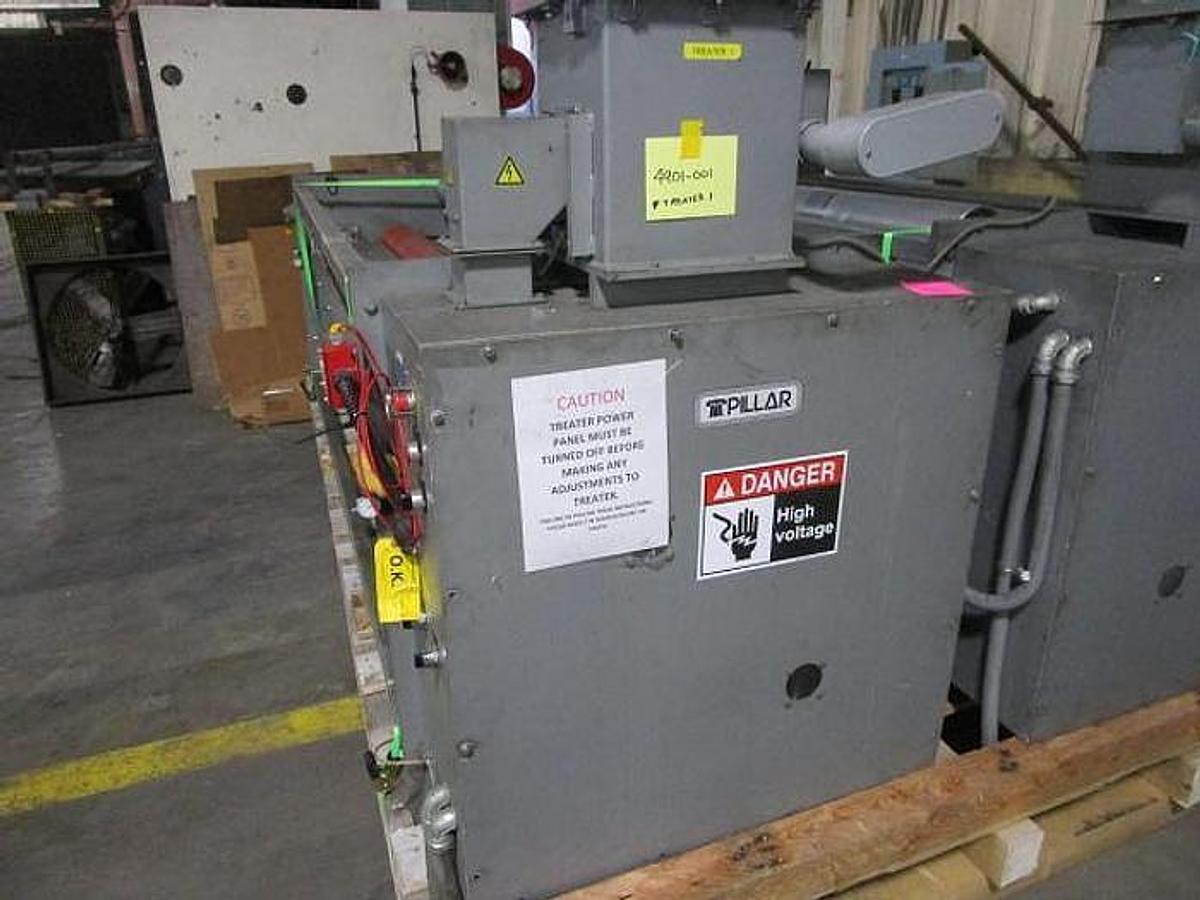 Used 100" Pillar Technologies Two-Sided Corona Treater