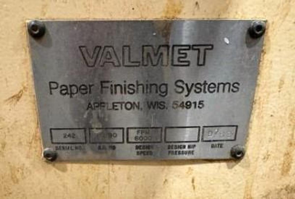Used 72" Valmet Model KL200 Two Drum Winder