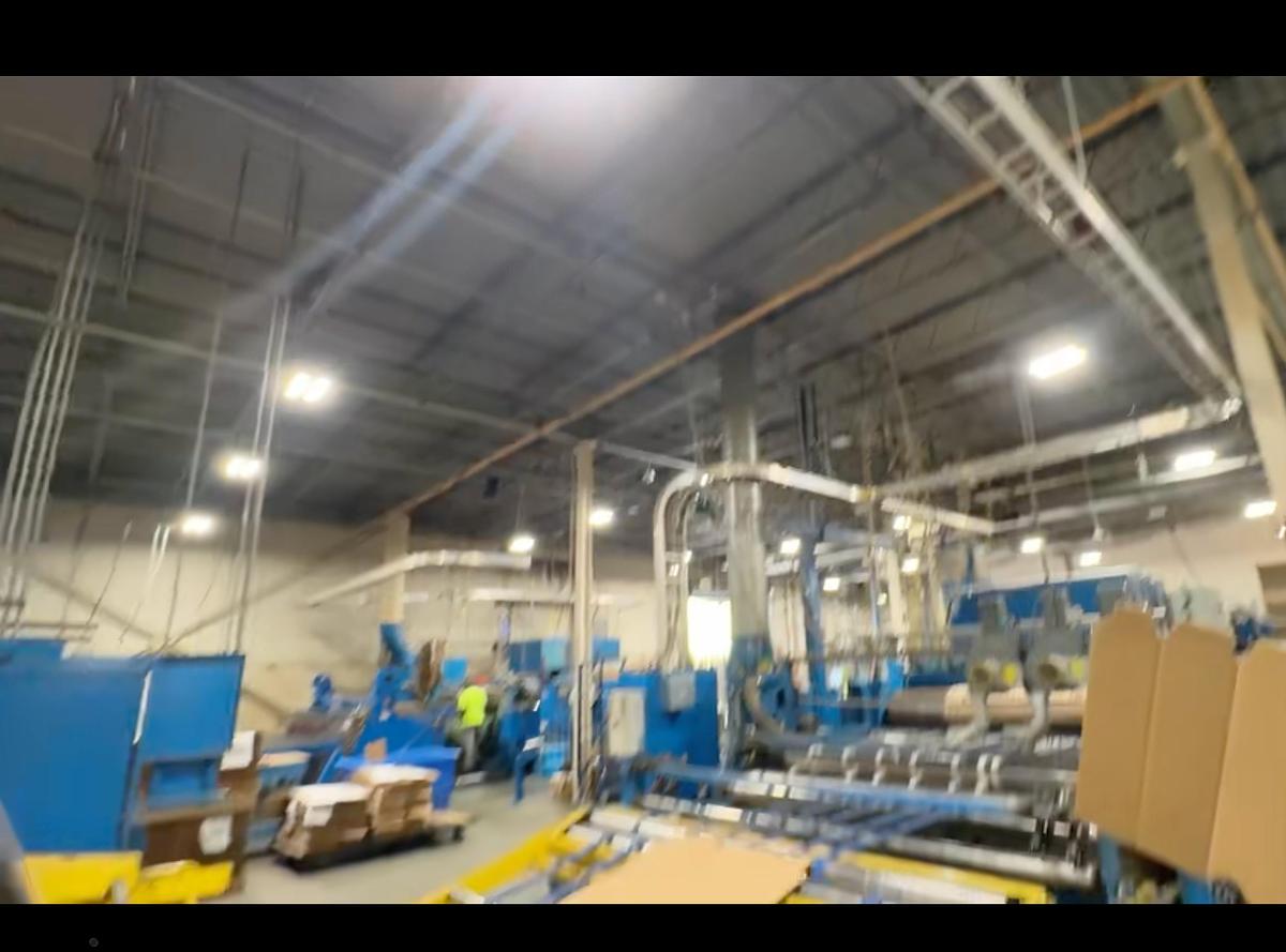 Used Staley 2-Color Rotary Die Cutter with Doctor Blade System and Vacuum Transfer 66" x 115"