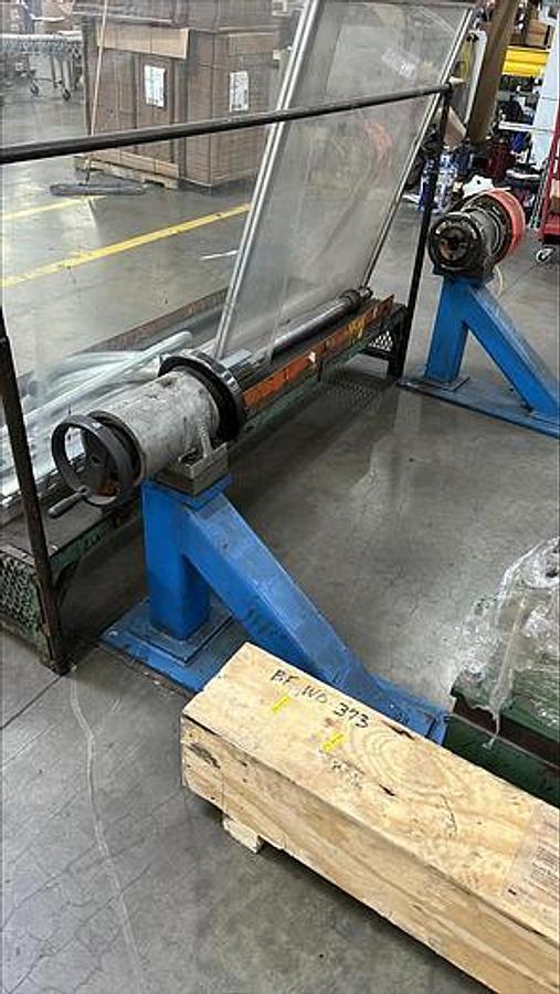 Used Dietzco 60" Sheeter with 3 Color Wolverine Printer