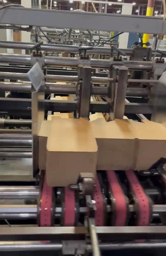 Used BOBST Domino 165-Matic Folder Gluer for Sale | Corrugated & Folding Carton Machine