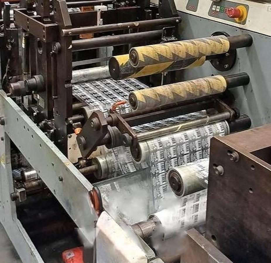 Used MPS EF 330/7 13" 7 Color Servo Label Press - 2005