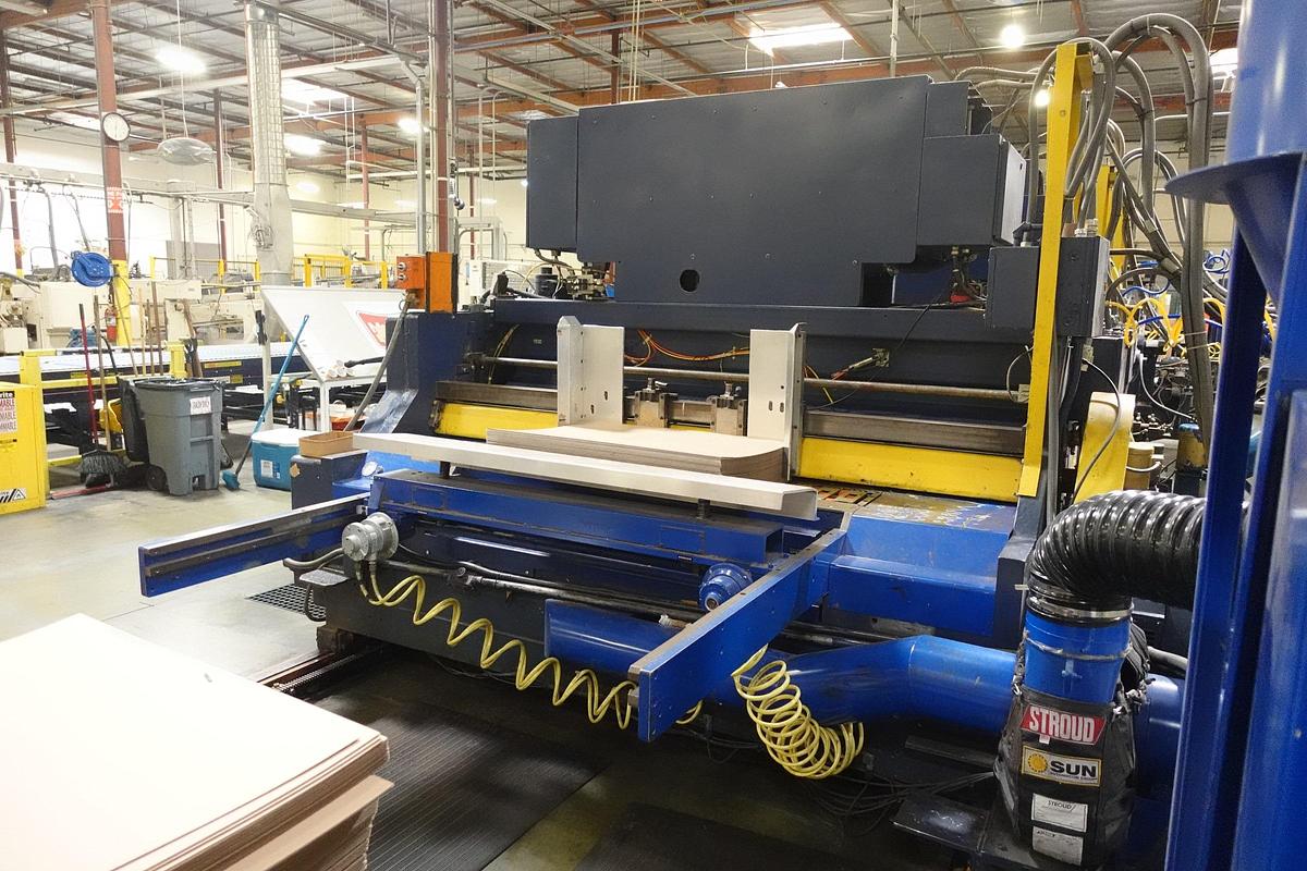 Used Ward 66" x 113" 3-Color Rotary Die Cutter with Sun Automation Retrofit