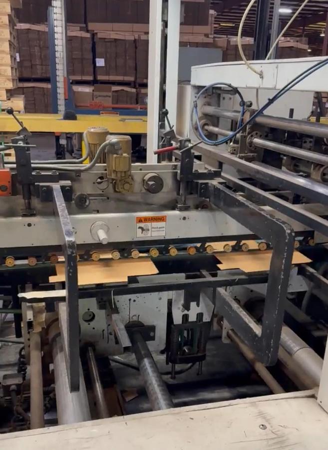 Used BOBST Domino 165-Matic Folder Gluer for Sale | Corrugated & Folding Carton Machine