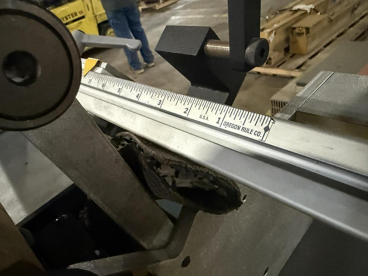 Used Pinnacle RBCC 60" Manual Core Cutter, 6" Cores