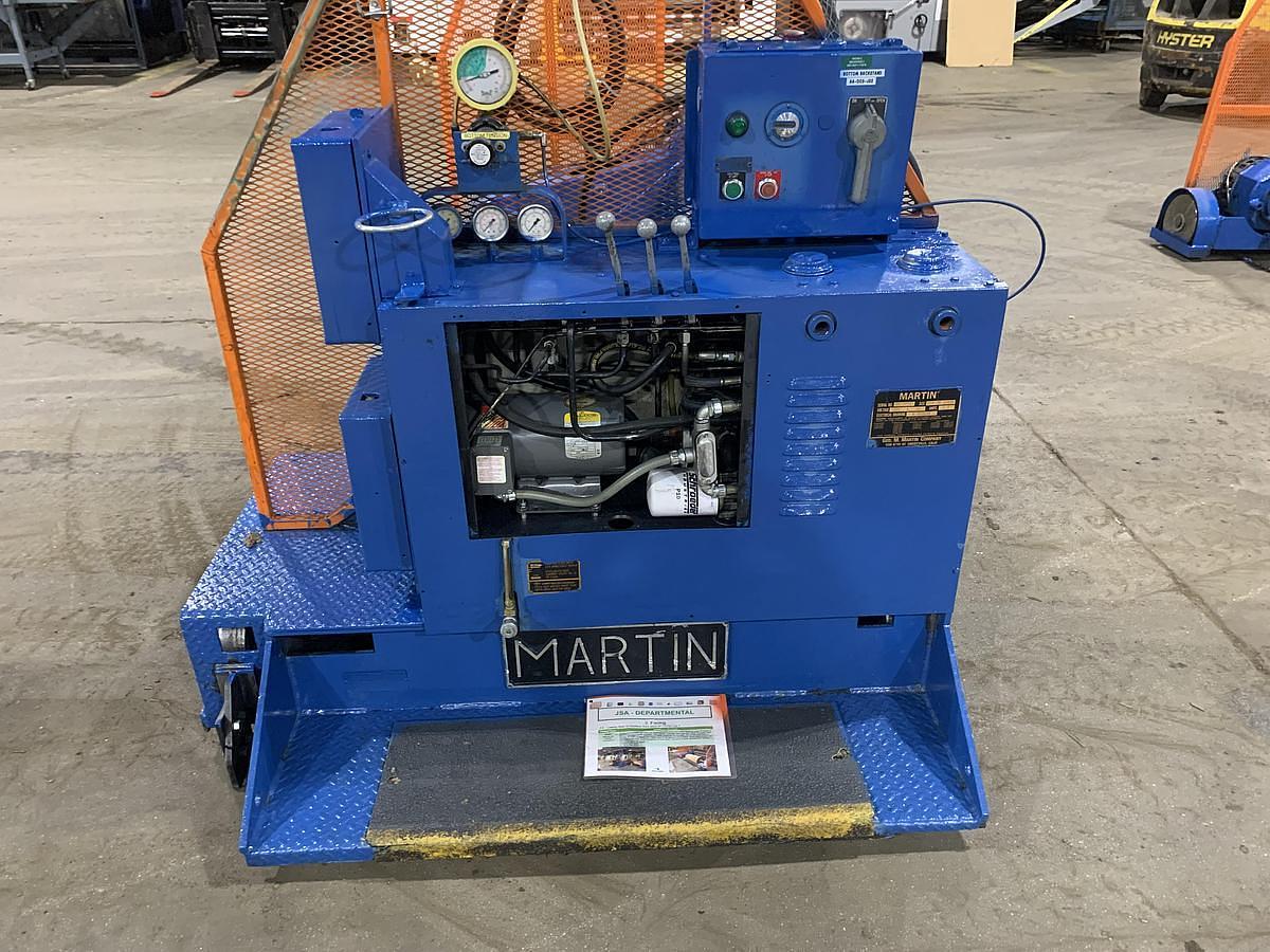 Used 72" Martin Unwind Stand 60" Roll Diameter Capacity