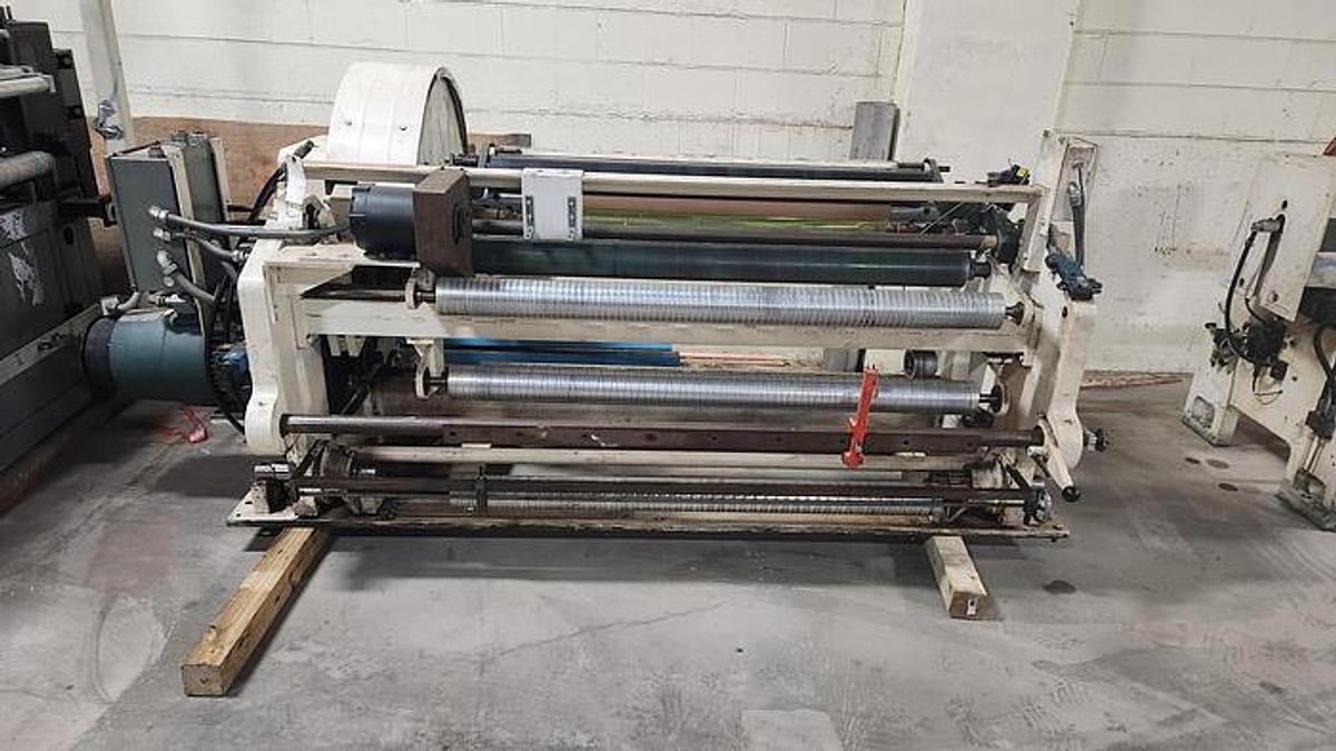 Used 54" PCMC Turret Unwind & Rewind