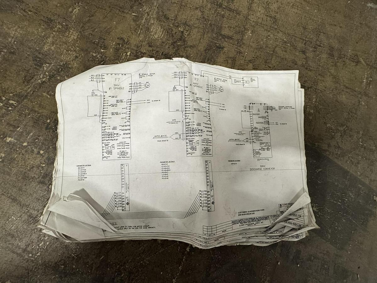 Used Elsner ENR-1000 42" Automatic Nonwoven Wipes Rewinder