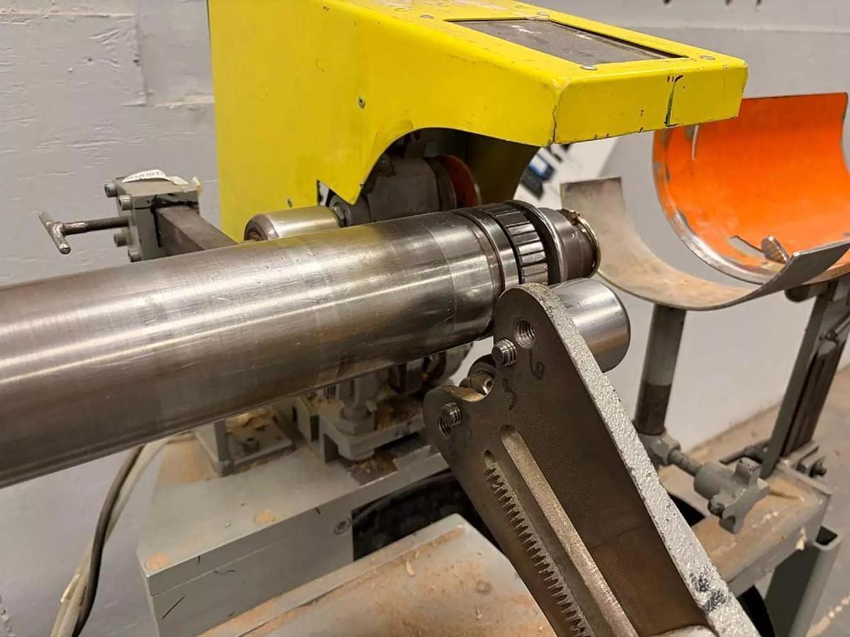 Used Appleton S210 120" Semi-Automatic Core Cutter, 3" and 6" Tooling - 2011
