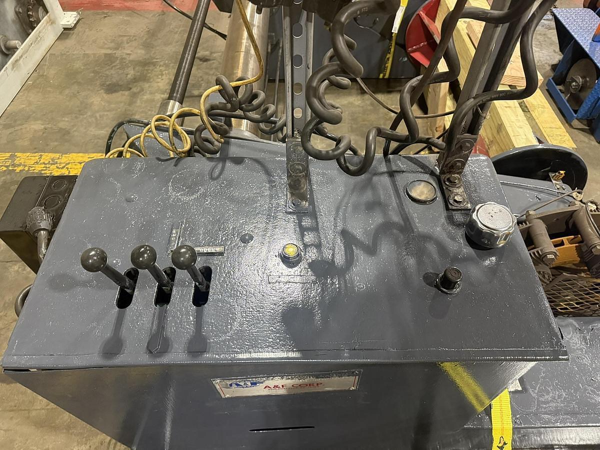 Used 120" A&F Unwind Stand 72" Diameter with 24" Brakes