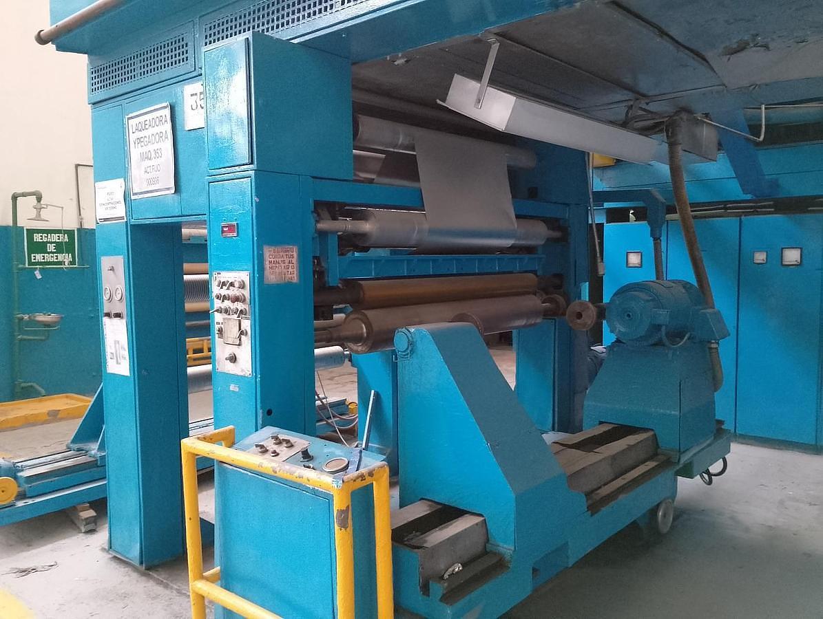 Used 52" Tecmo Elflex 1400 VA7 Lamination & Coating Line