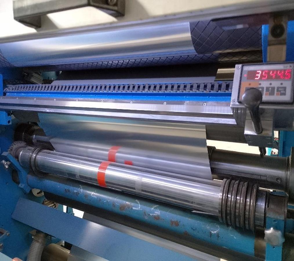 Used Kampf Conslit III 10/085 41" Aluminum Foil Duplex Slitter Rewinder - 2011