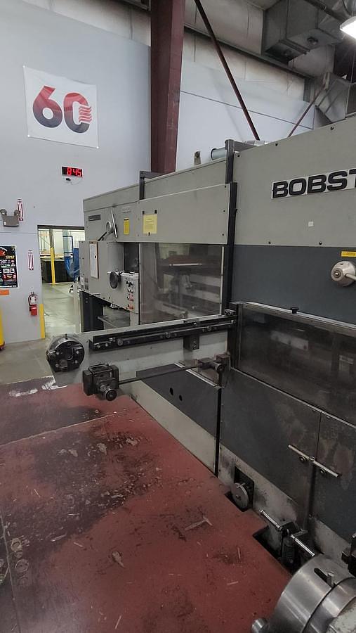 Used Bobst SP 142E Sheet Fed Die Cutter - 1985