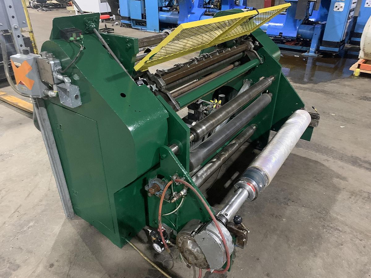 Used Dusenbery 635 BL 45" Duplex Slitter Rewinder, 18" Rewind