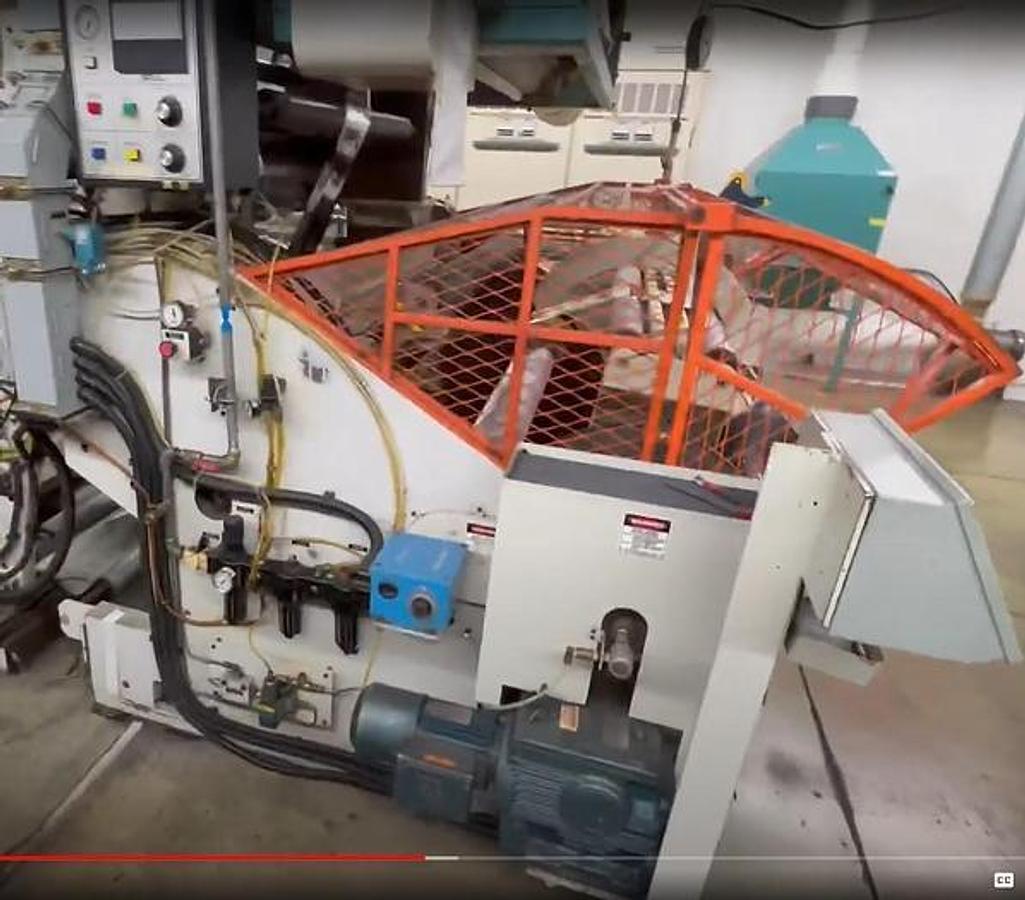 Used 45" Width Kidder Automatic Unwind with Splicer 24" Dia.