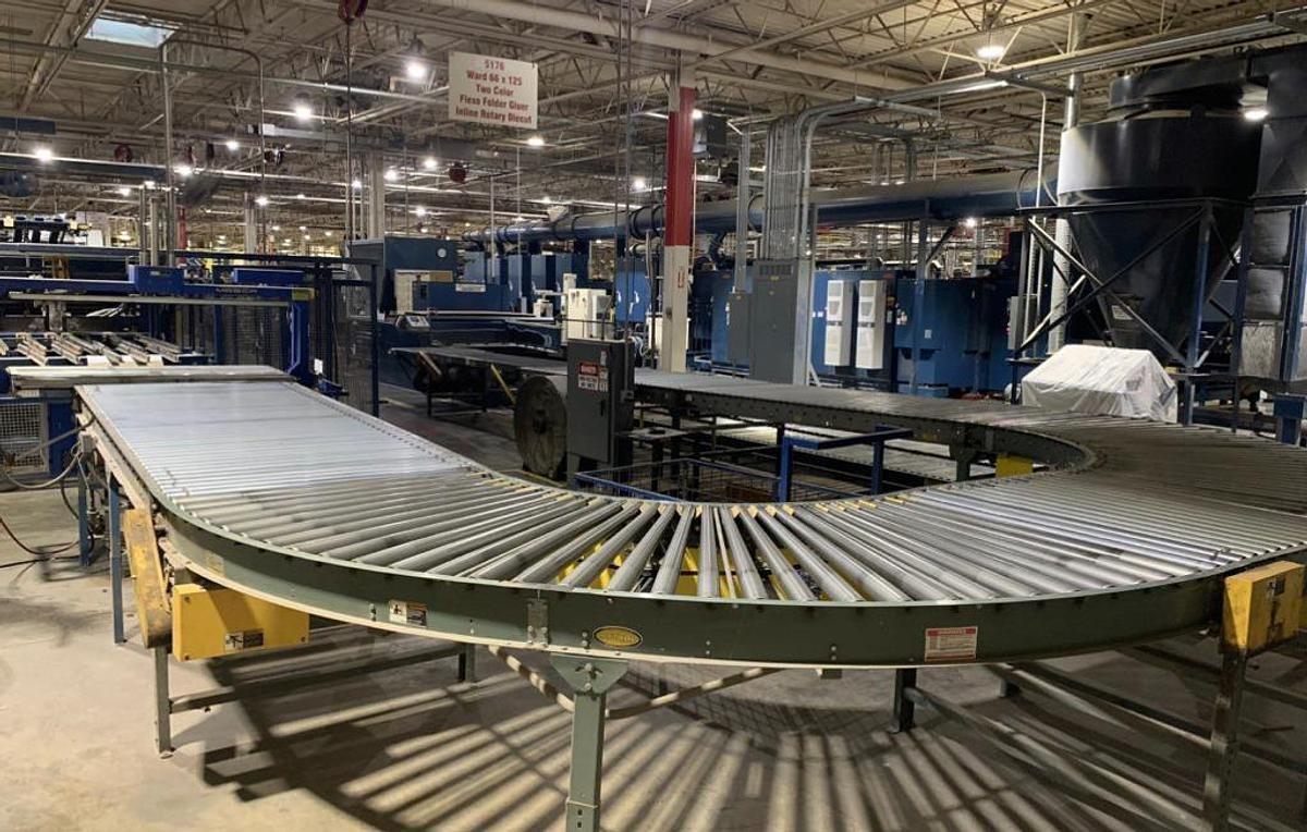 Used Ward Rotary Die Cutter 66″ X 100″