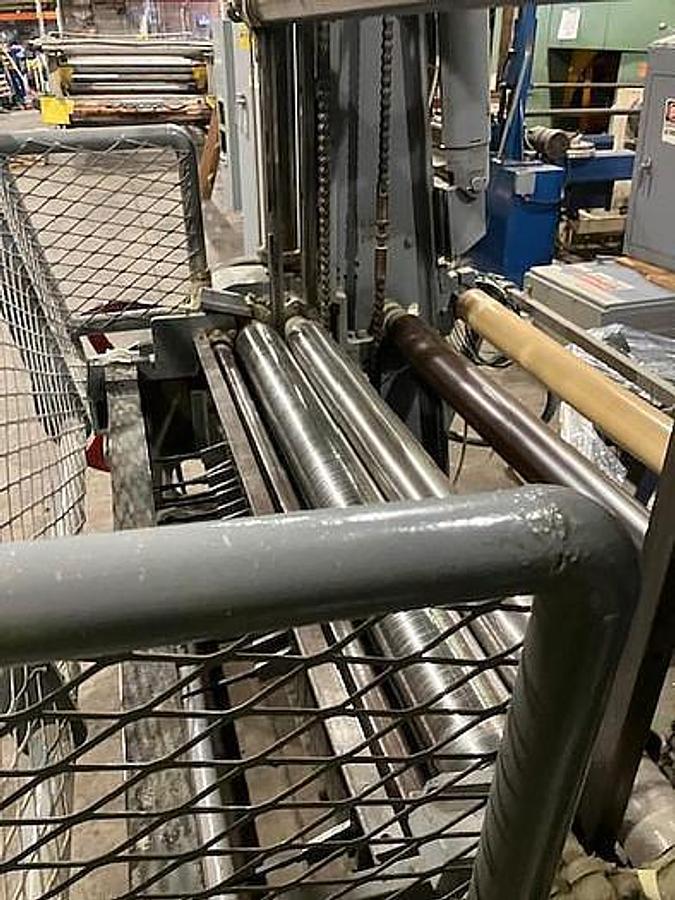 Used 43" Johnstone Two Drum Winder Score Slitting 1.5" Minimum