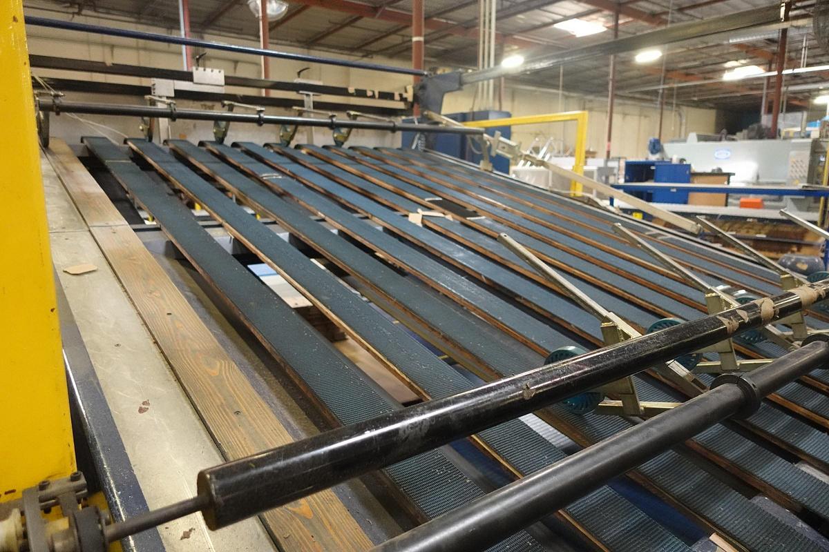 Used 2018 Geo. M. Martin BCS 108" Corrugated Box Stacker with Rebuilt Controls