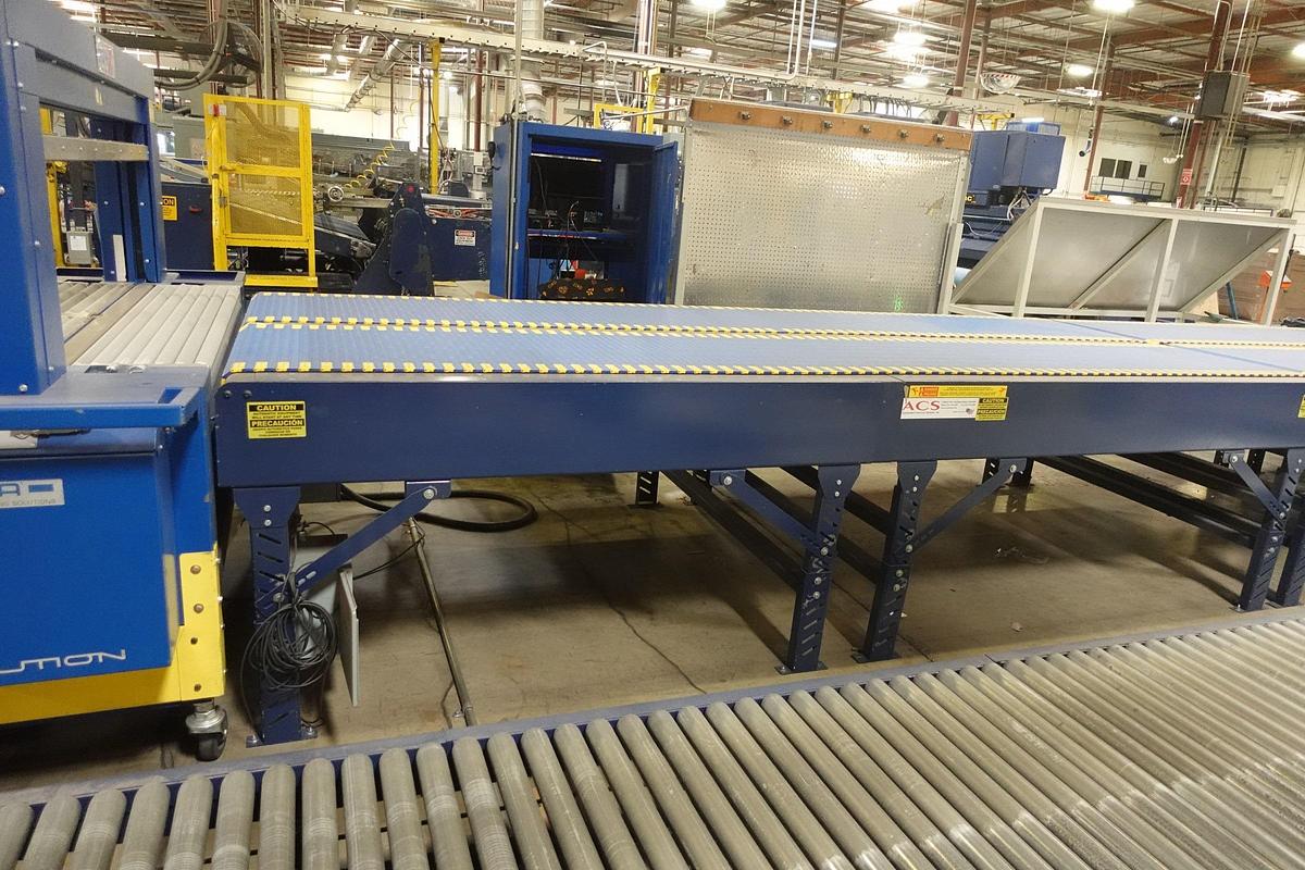 Used ACS 50' x 5' Wide Intralox Modular Belt Accumulation Conveyor