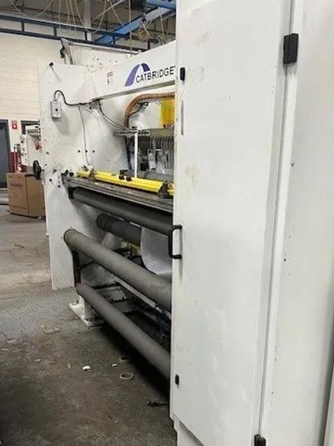 Used Catbridge 344-MC-18 55" Duplex Turret Slitter Rewinder with Core Loading - 2018