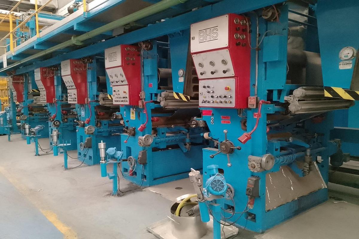 Used BHS T-800 32" 7 Color Rotogravure Press