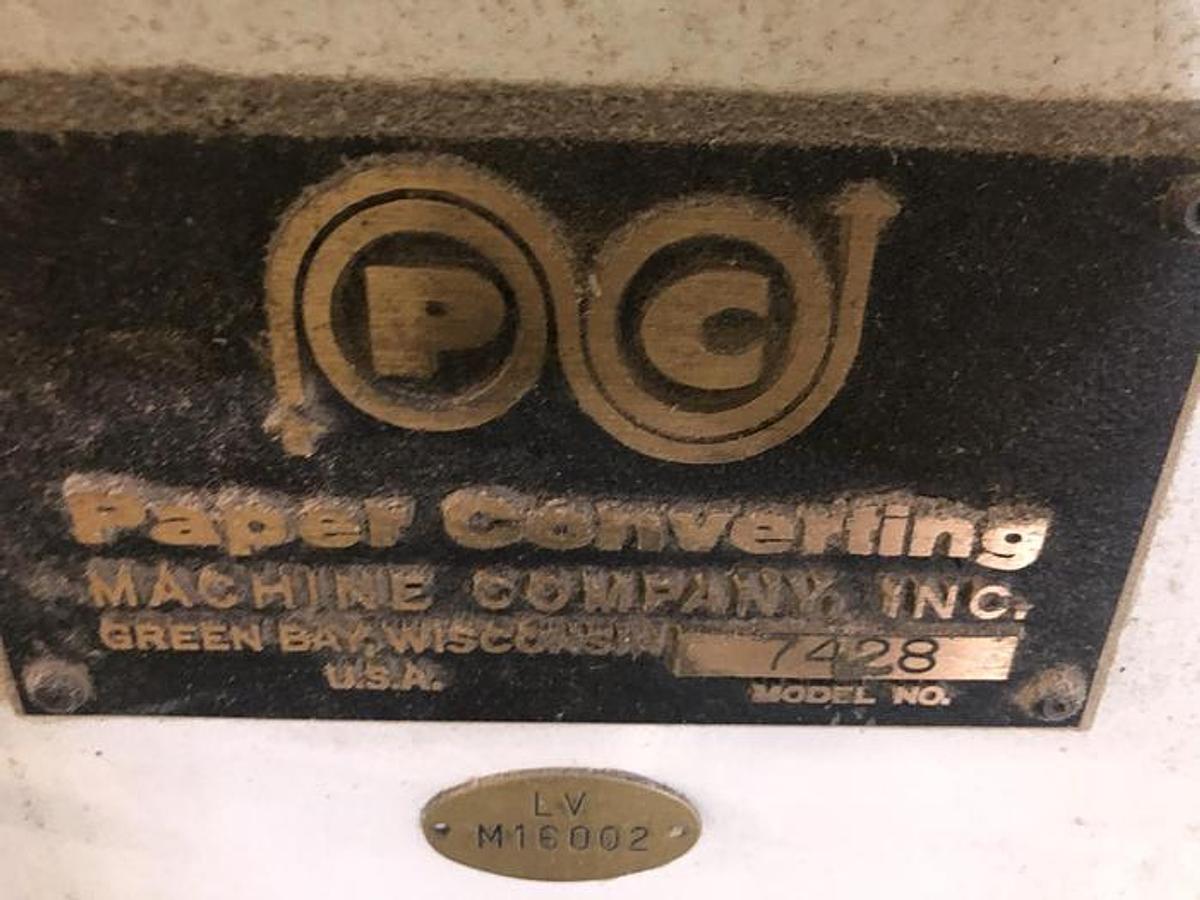 Used PCMC EMC-14 Core Winder with Ronco Unwind