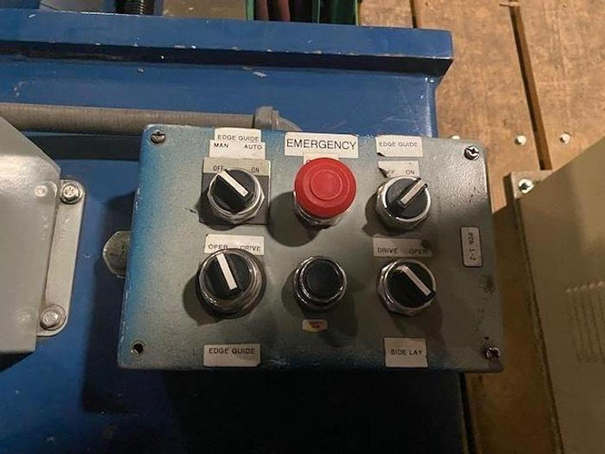 Used A&F Model RS-60 105" x 72" Diameter Shaftless Floor Pickup Unwind Stand Rebuilt 2013