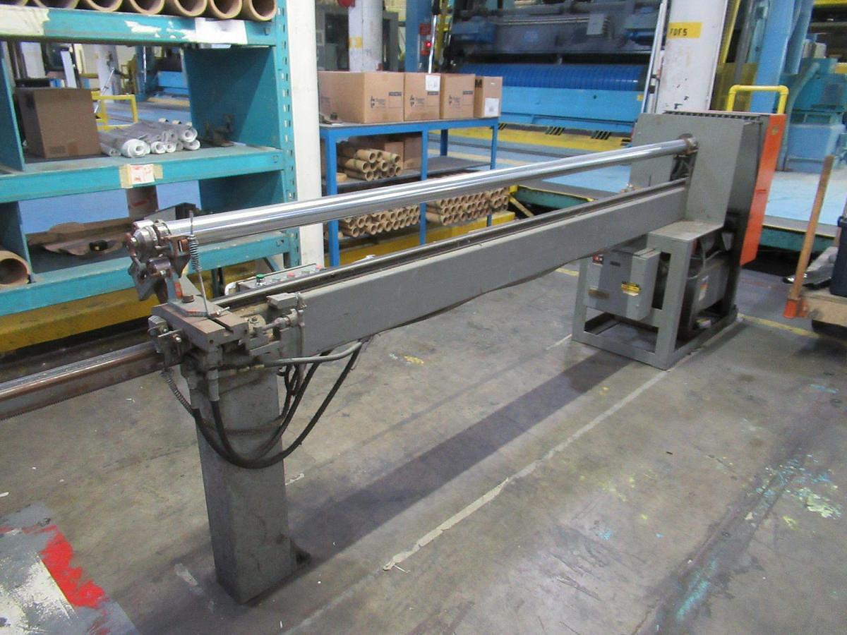 Used 120" Appleton D21SH610 Core Cutter, 4" Cores
