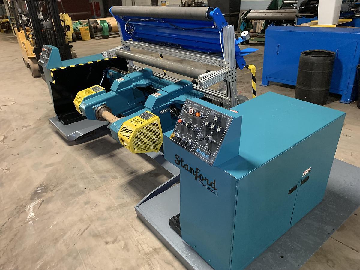 Used Stanford 2038-RT 62" Duplex Cantilevered Slitter Rewinder