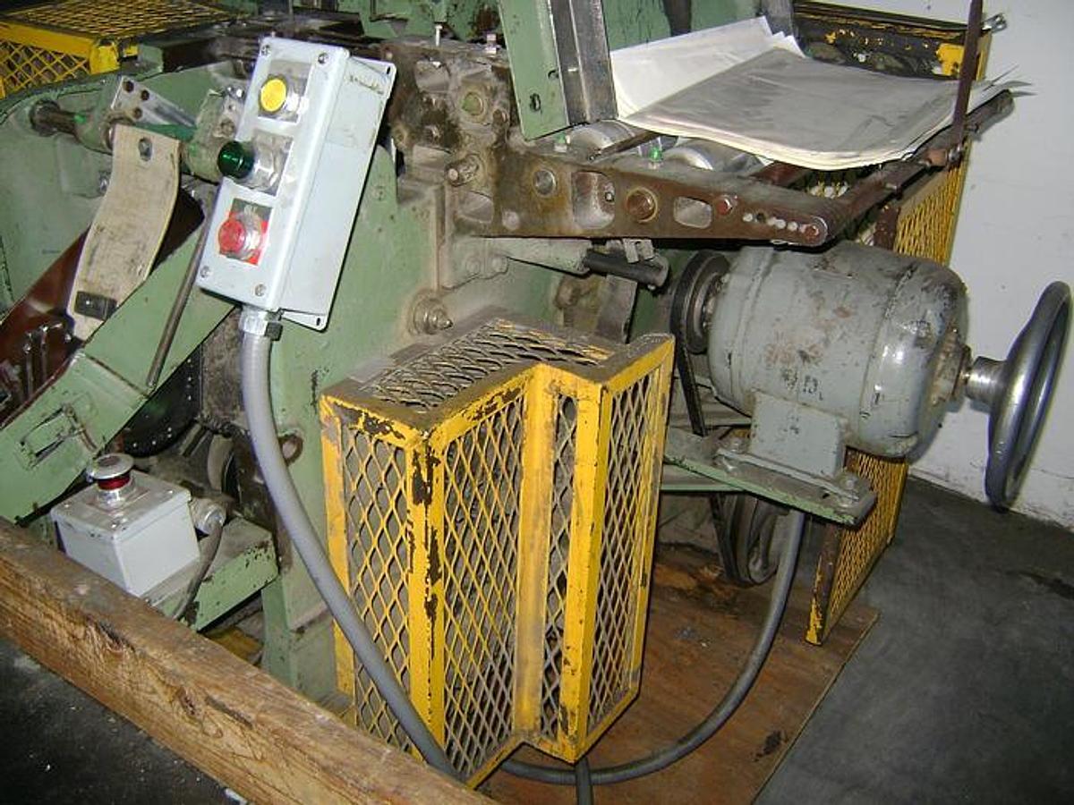 Used Lawton OB Sheet Fed Single Roll Wrapper