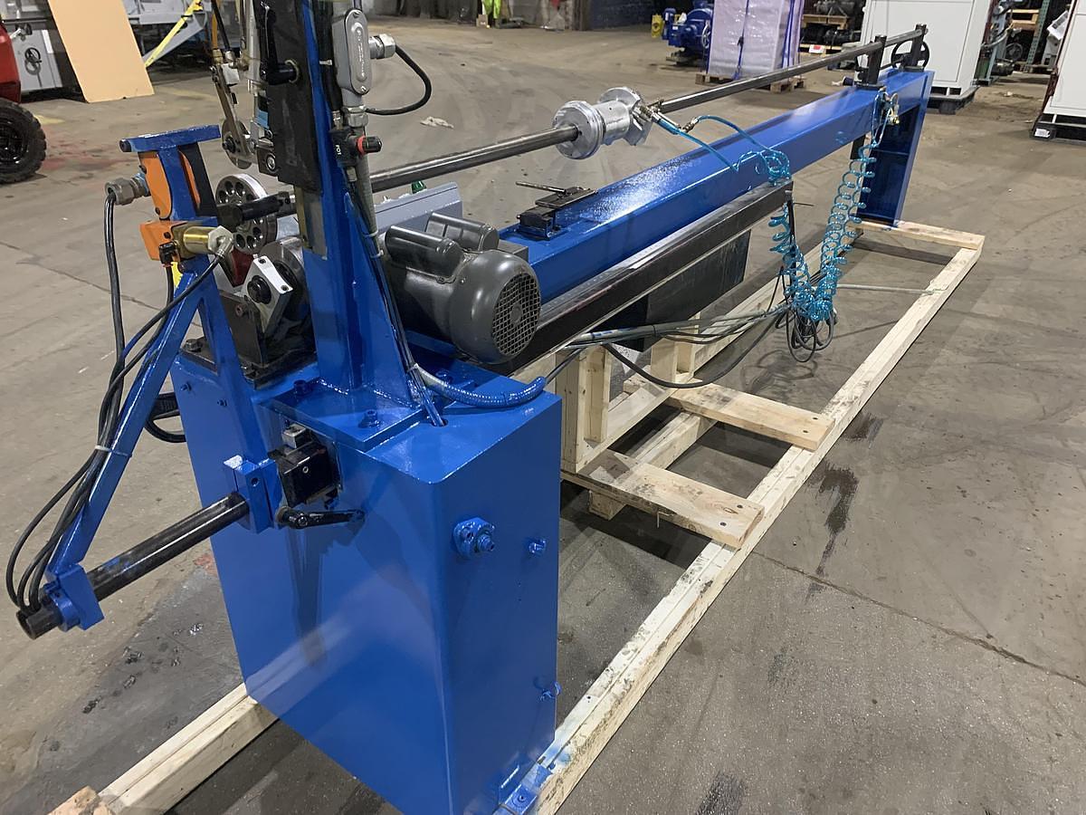 Used Coretech 10/90 90" Semi-Automatic Core Cutter, 6" Cores - 2001