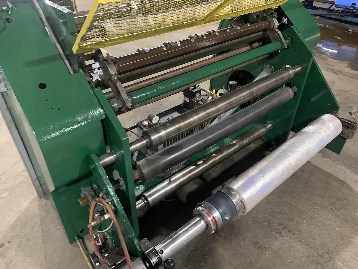 Used Dusenbery 635 BL 45" Duplex Slitter Rewinder, 18" Rewind