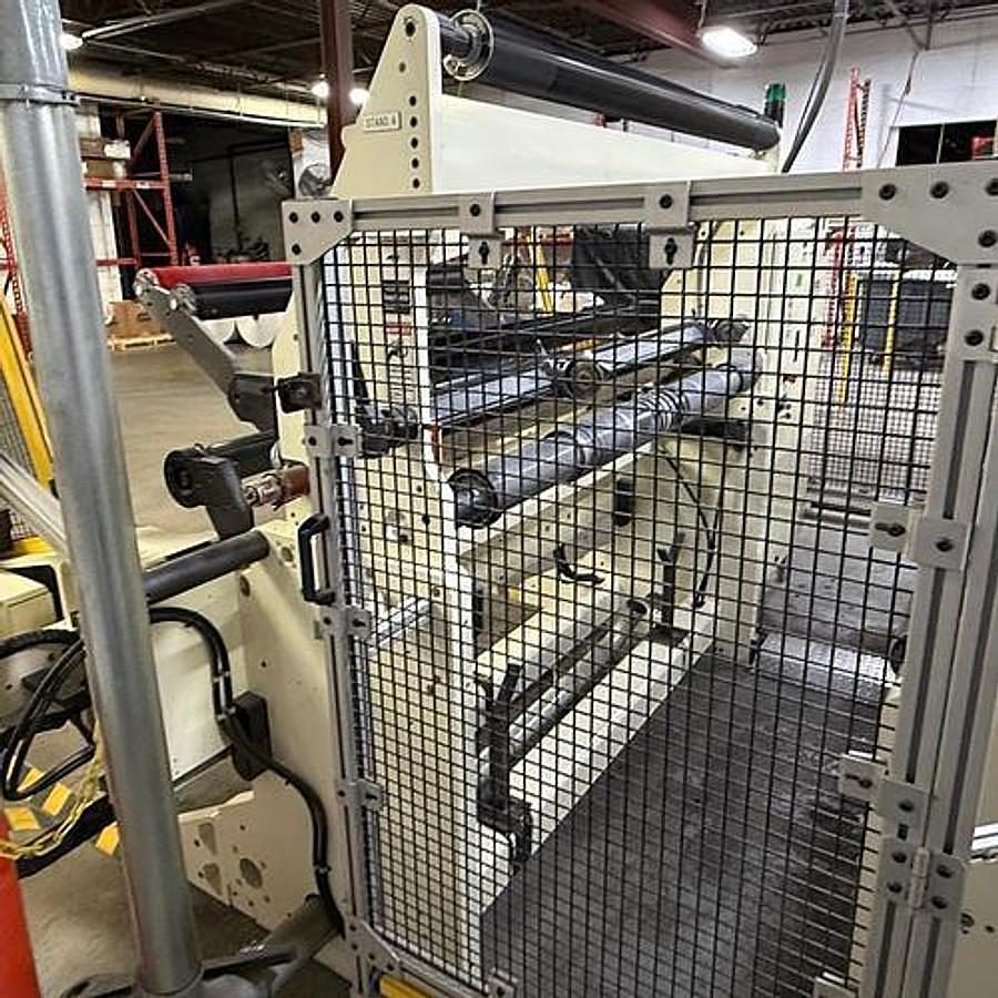 Used 63" Deacro Model R1300 Slitter Rewinder Mfg 2015 - 50" Diameters