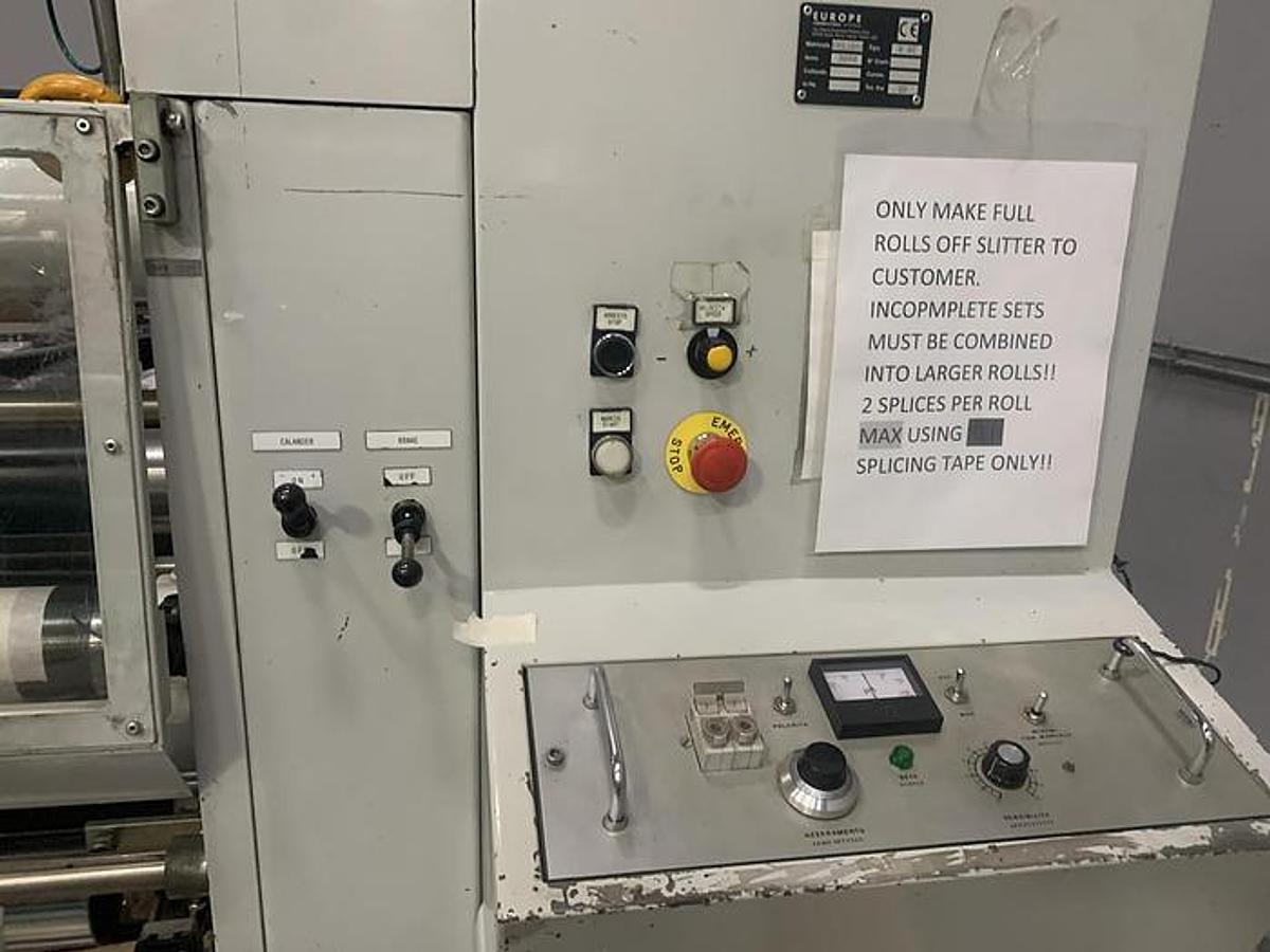 Used Bielloni Sage Taglierina B87 60" Duplex Cantilevered Slitter Rewinder - 2000