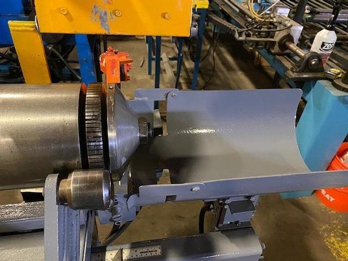 Used 120" Appleton D21SH1010 Automatic Tube Core Cutter