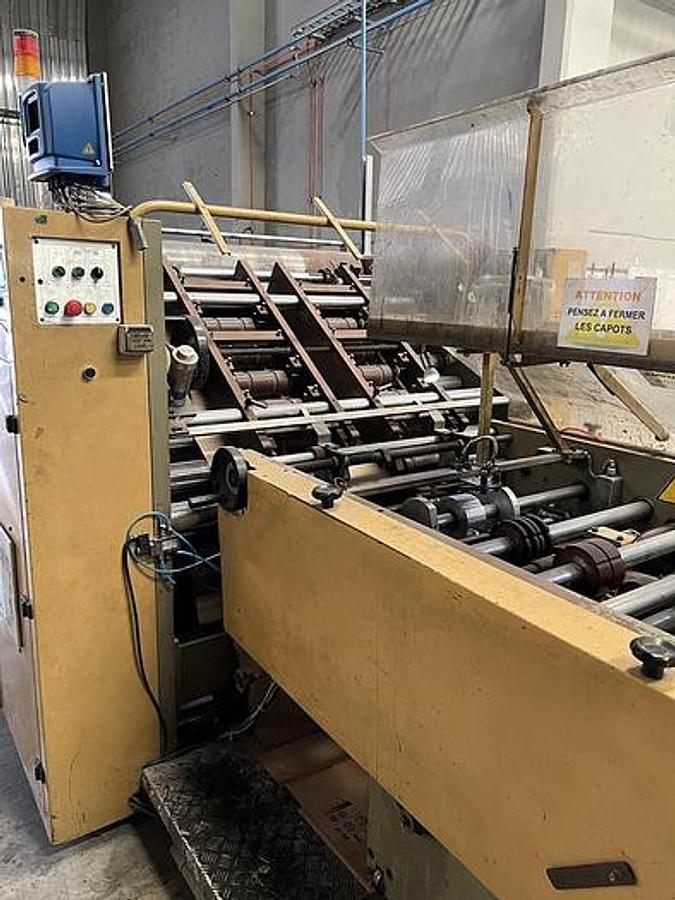Used Curioni Sun Master 540 Paper Bag Machine with Twist Handle Unit - 2004