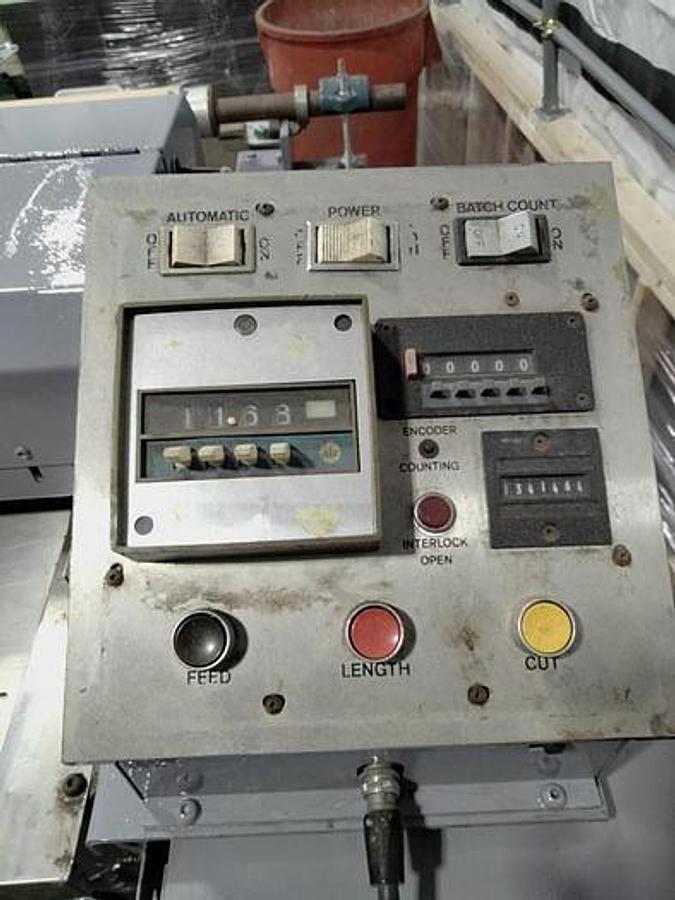Used 60" Rosenthal Sheeter Model WAS-S5-UZV8 with Razor Slitting