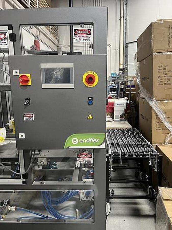 Used Endflex Poplok 2-Tuck Dual Station Tray Former - 2020