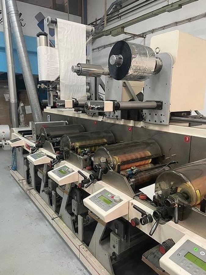 Used Nilpeter FA-4 16" 8 Color Narrow Web Press - 2008