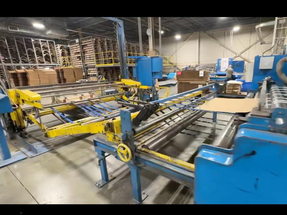 Used Staley 2-Color Rotary Die Cutter with Doctor Blade System and Vacuum Transfer 66" x 115"