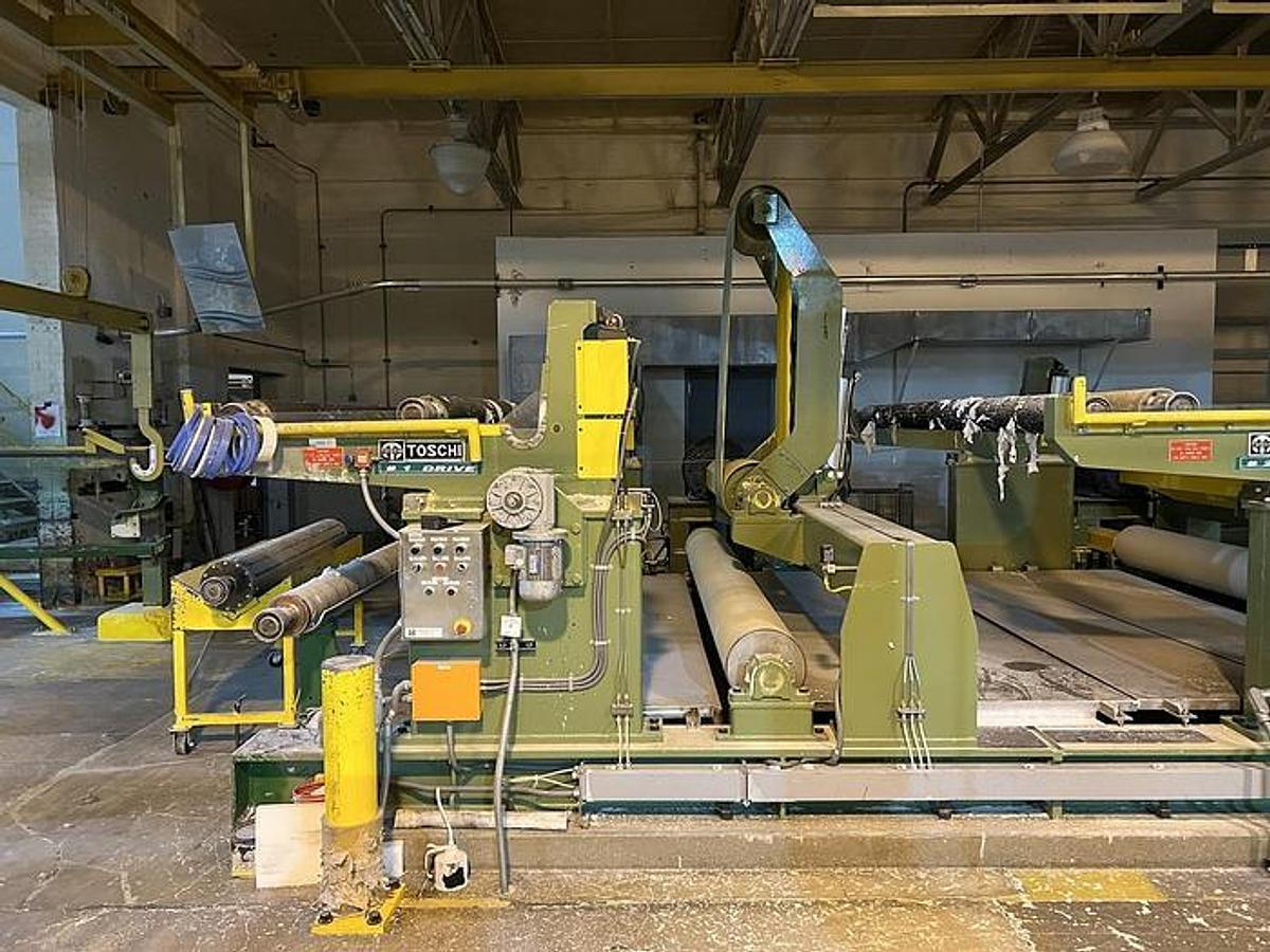 Used 132" Toschi - Tosotec Belt Driven Unwind Stands 72" Diameter (Quantity 3)