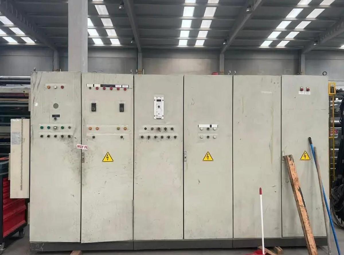 Used Uteco 70" 6 Color Stack Press, Press Section Only