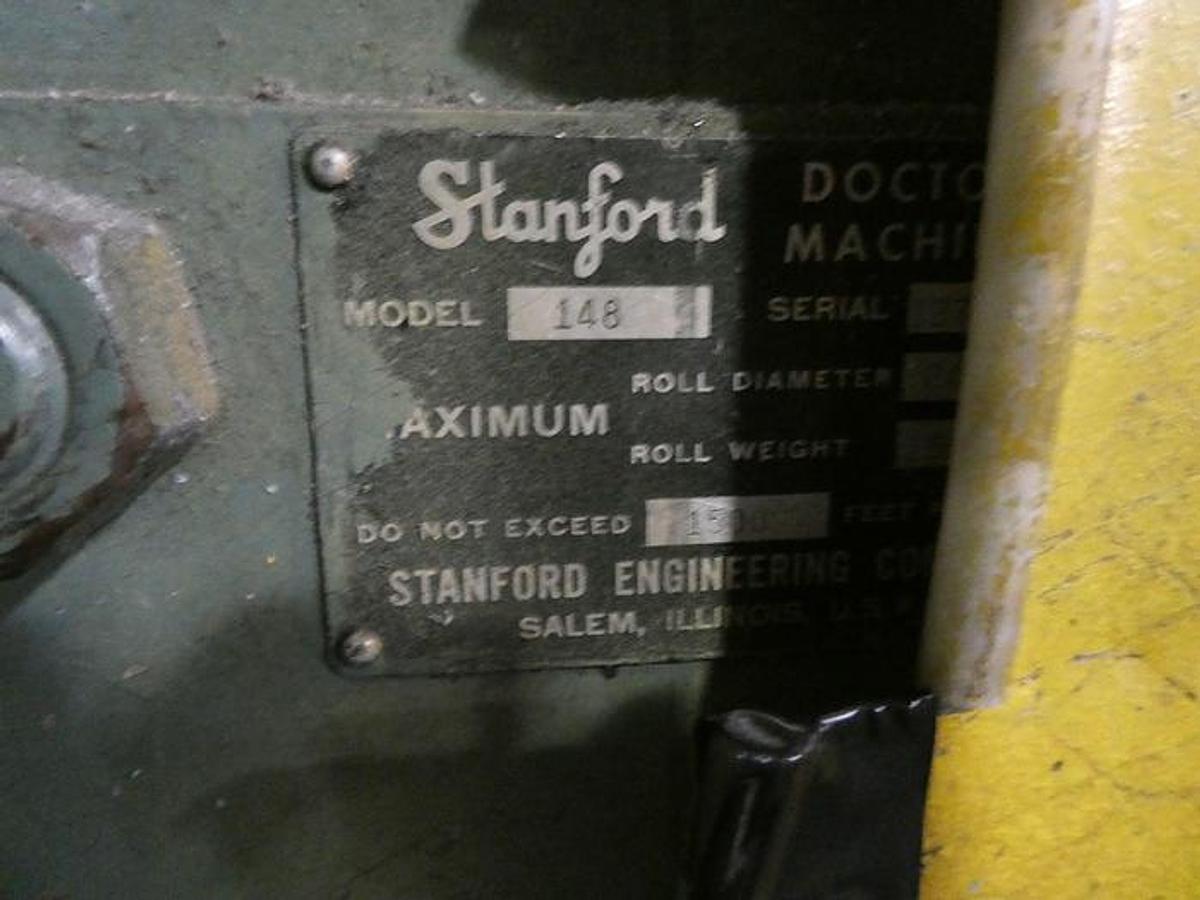 Used 30" Stanford Model 148 24" Rewind Diameter