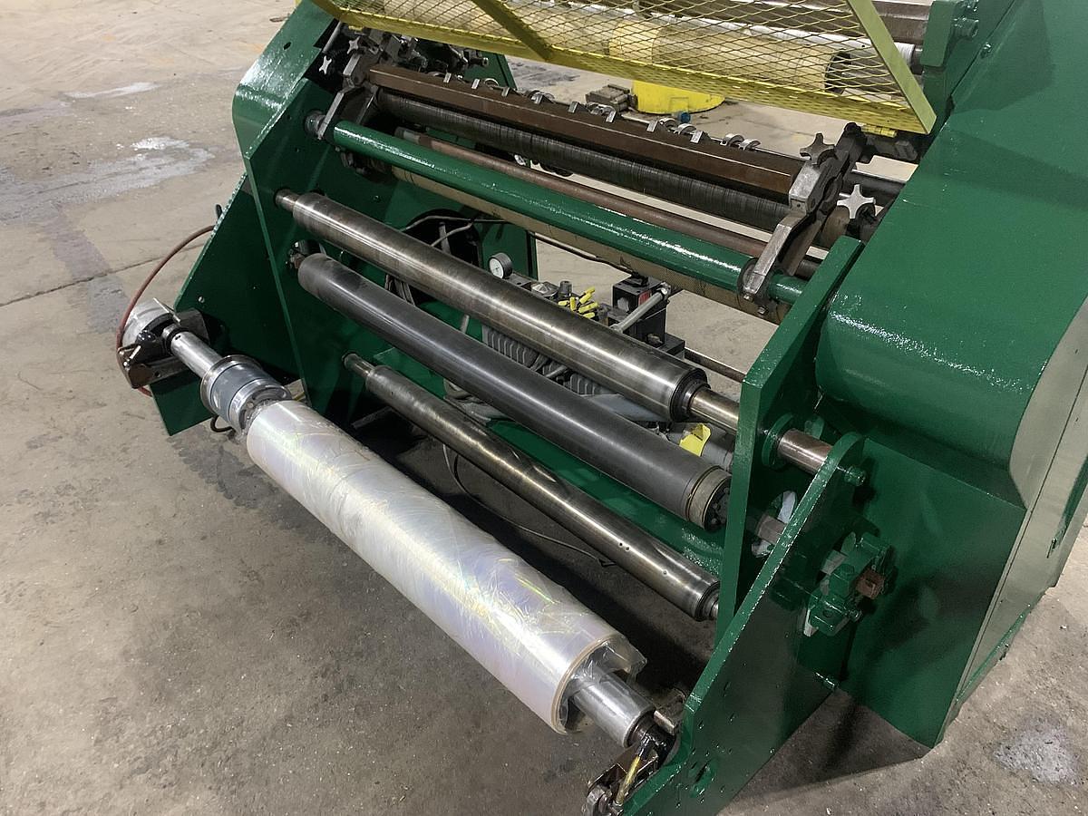 Used Dusenbery 635 BL 45" Duplex Slitter Rewinder, 18" Rewind