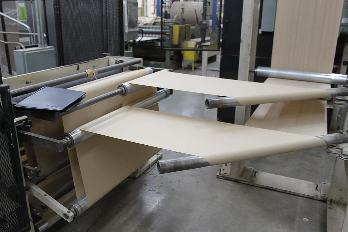 Used 37" Green Bay Engineering Single Fold Dispenser Towel Interfolder with Bretting Bander