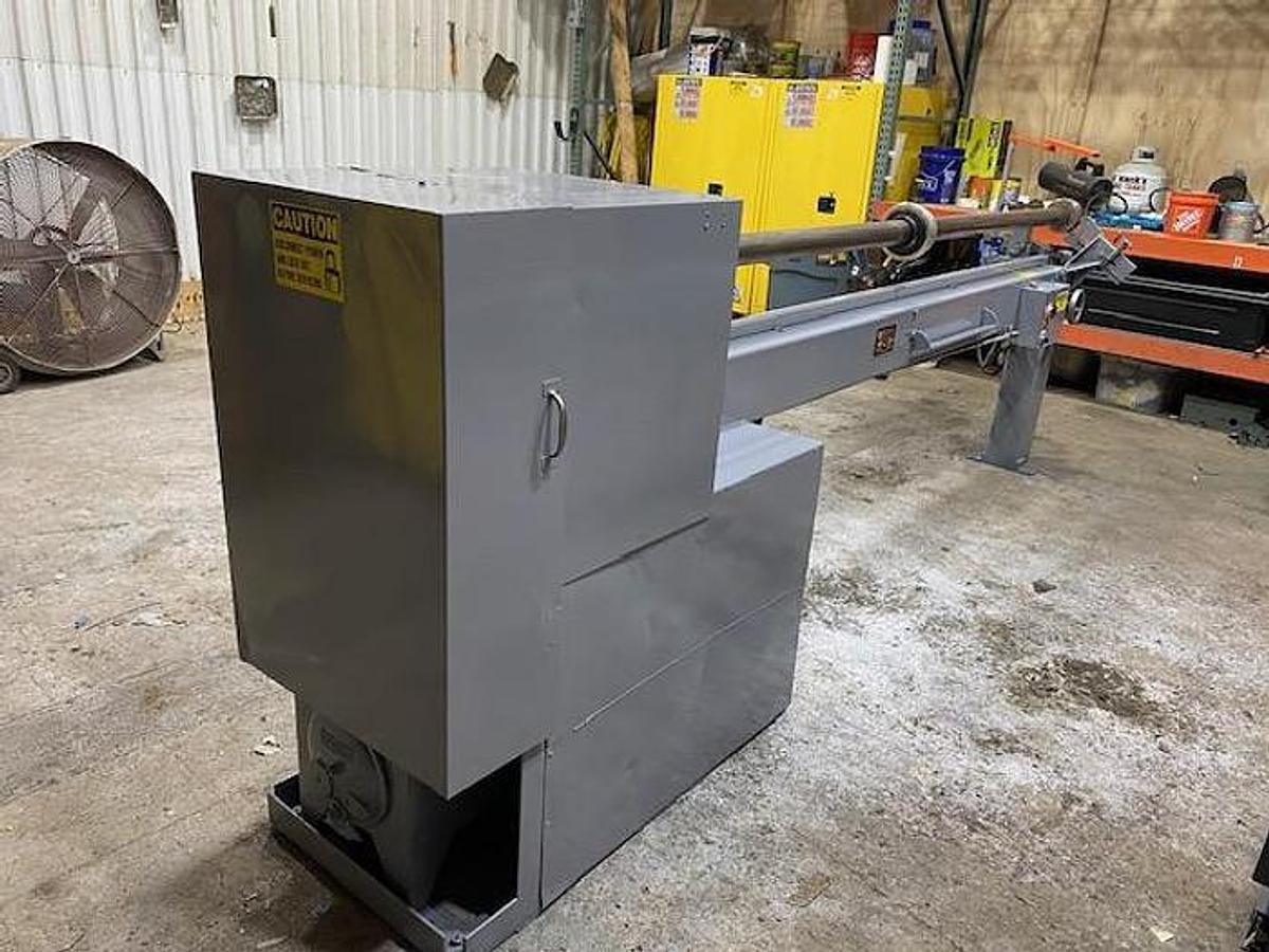 Used Appleton D21SH1010 120" Core Cutter, 3" Mandrel
